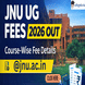 JNU UG Fee Structure 2026–27 Out @jnu.ac.in; Check Course-Wise Details